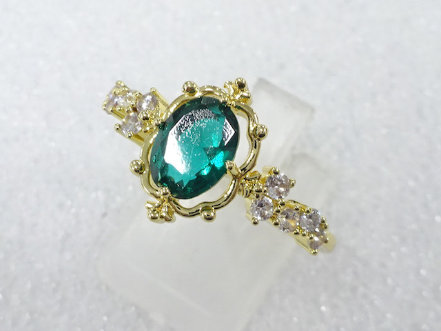 色石　指輪(21号)